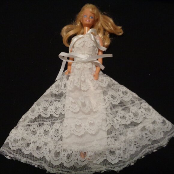 BARBIECORE VINTAGE WEDDING DRESS BARBIE 80S 90S BARBIECORE VINTAGE WEDDING DRESS BARBIE 80S 90S